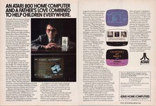 Atari 800 Home Computer 1982 Vintage 2pg Magazine Ad My First Alphabet Gaming