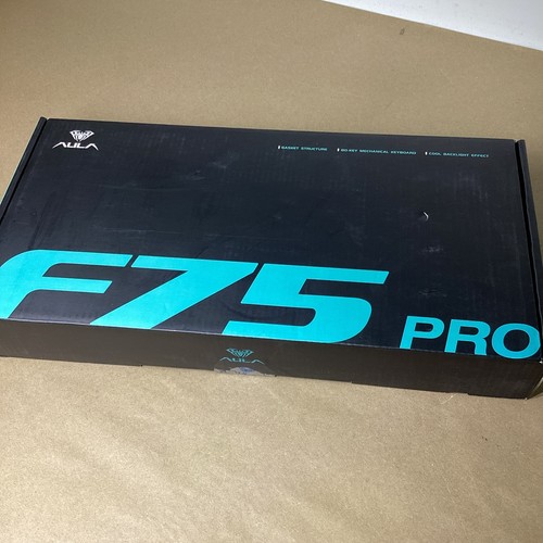 AULA F75 75% Wireless Mechanical Keyboard, Gradient Blue Color. - Picture 1 of 6