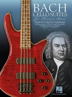 Cello Suites For Electric Bass by Johann Sebastian Bach (English) Paperback Book