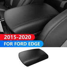 Fits Ford Edge 2015-2019 Leather Center Console Lid Arm Rest Cover Trim Black Ne Fits Ford Edge 2015-2019 Leather Center Console Lid Arm Rest Cover Trim Black Ne