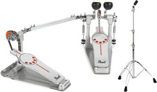 Pearl P932 Longboard Double Bass Drum Pedal Pearl C930 Value Bundle
