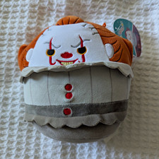 Squishmallow IT Pennywise Bean Bag Plush Plushie Stuffed Toy w/ Tag 2024 ORTY
