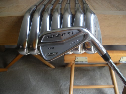 Cobra AMP Cell Pro forged irons, 4-G, KBS TOUR 120 stiff, Lamkin grips, Great !!