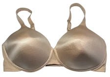 Vanity Fair Bra Women 40D Beige Wireless 76356 Convertible Full Coverage Lined