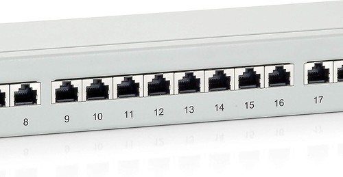 Equip Patchpanel 24x RJ45 Cat6 19" 1HE grau 24 Ports Grau - 第 2/6 張圖片