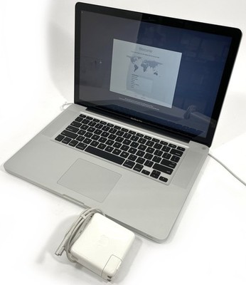 Apple MacBook Pro A1286 Laptop i7-2675QM 256GB SSD 4GB RAM - X High Sierra