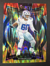 2024 Panini Select Tyler Guyton Rookie Red & Yellow Shock Prizm #69 Free Ship