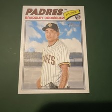 Topps 2026 Heritage Bradgley Rodriguez Rookie #148 San Diego Padres Baseball