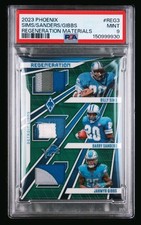 2023 Panini Phoenix - Regeneration  Sanders, Gibbs,  Sims #REG-3 /10 PSA 9 Mint