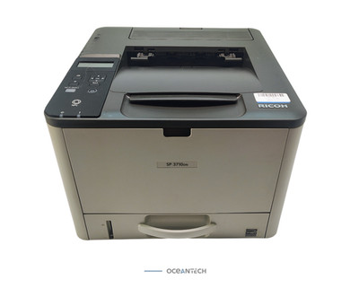 Ricoh SP 3710 DN Laser Printer 34PPM USB Ethernet Monochrome 100% 7.3k Pages