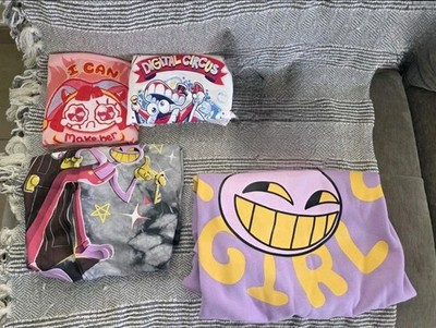 The Amazing Digital Circus Clothing Lot + Bonus Cards From Japan