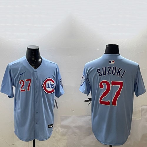 Seiya Suzuki Chicago Cubs - Blue Stitched Jersey | eBay