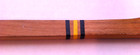 Vintage Wood Michigan Tech Huskies Hockey Stick Mini Souvenir OLD Houghton RARE — photo 9