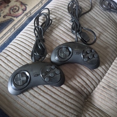 Unbranded Sega Controllers X2 Black 