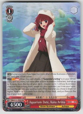 Aquarium Date, Kana Arima [OSHI NO KO] Vol.2 OSK/S121-E028 RR NM Weiss Schwarz