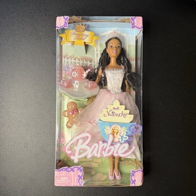 Barbie Nutcracker Fantasy Tales Tea Party 2004 African American Clara NEW IN BOX