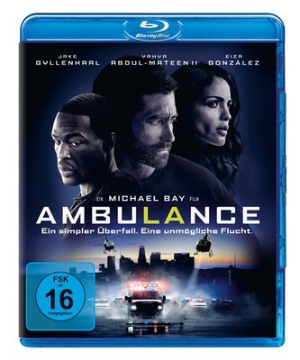 Ambulance (Blu-ray) Jake Gyllenhaal Yahya Abdul-Mateen II Michael Bay