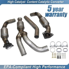 For 2009-2013 Chevy Silverado 1500 4.3/4.8 /5.3/6.0L Y Pipe Catalytic Converter