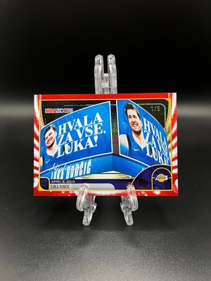 2025-26 Topps Hoops Luka Doncic #269 Red #1 /5 Highlights; CLEAN & SHARP!