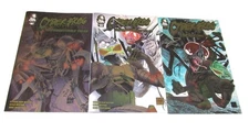Cyberfrog Unfrogettable Tales #1-3 Ethan Van Sciver (All Caps Comics)Foil Covers