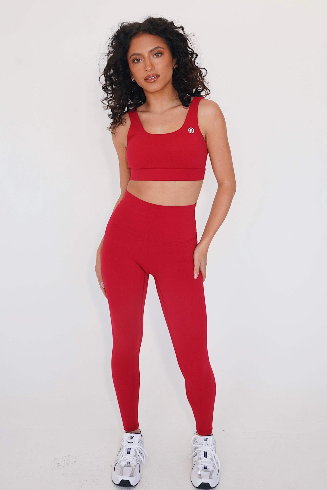 Women's I am Beautifully Radiant Quick Dry Red Yoga Legging