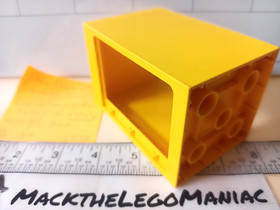 Vintage 1998 Lego Duplo 2435 Western Town Yellow Door Element 4x4x5 6360