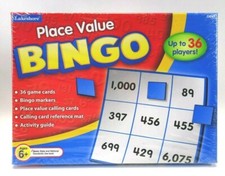 NIB Lakeshore Learning Division Bingo 'Place Value Bingo' NEW FACTORY SEALED