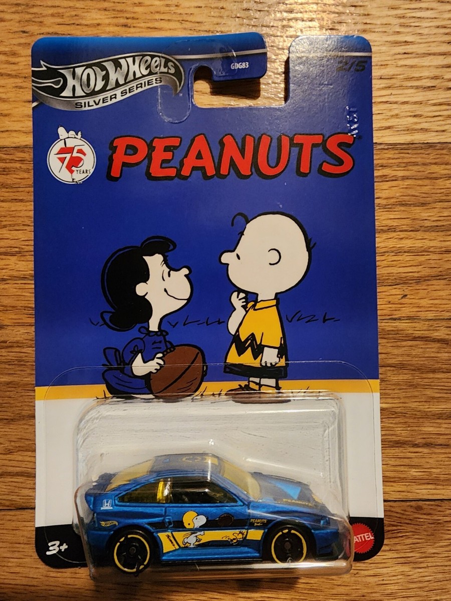 2024 Hot Wheels Peanuts Snoopy Silver Series 1985 Honda CR-X GDG83