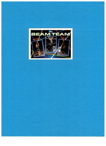 1992-93 Topps Beam Team #7 Chris Mullin-Shaquille O'Neal-Glen Rice! Rookie!