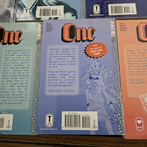 ONE Set 11 PB Books Lee Vin Tokyopop Teen Nanga Romance 1998 1999 2000 2001 2002 - Picture 24 of 24