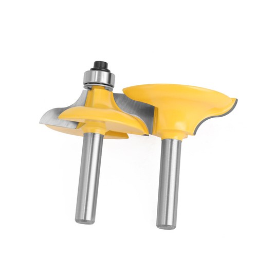 1/2 Shank Medium Ogee Matching Entry Door Profile Joint Router Bit Set - Picture 8 of 13