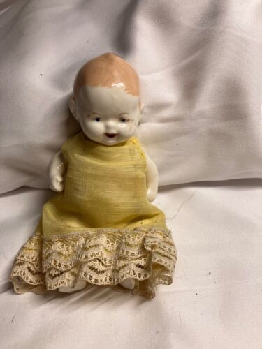 Vintage Shiny Porcelain Baby from 70/80's 5 inches