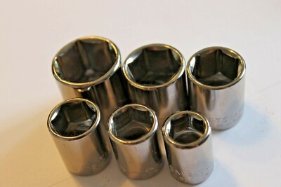 6 x Craftsman USA G2 3/8'' Steckschlüssel 13/16, 11/16, 5/8, 9/16, 1/2, 7/16''