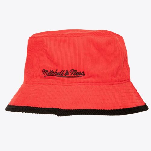Mens Mitchell & Ness NBA TEAM CORD BUCKET HWC BULLS - Picture 2 of 2