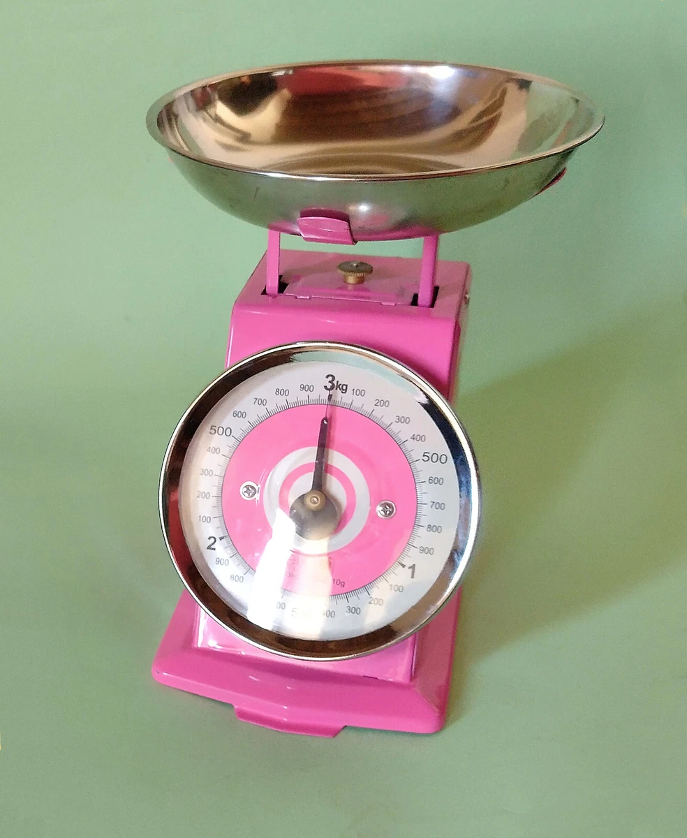 Bilancia Da Cucina Digitale A Forma Di Cuore Rosa - 5kg Di Precisione Con Display LCD