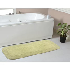 Radiant Collection 100 Cotton Bath Rug Set, Machine Wash, 21 In. X54 In. Runner