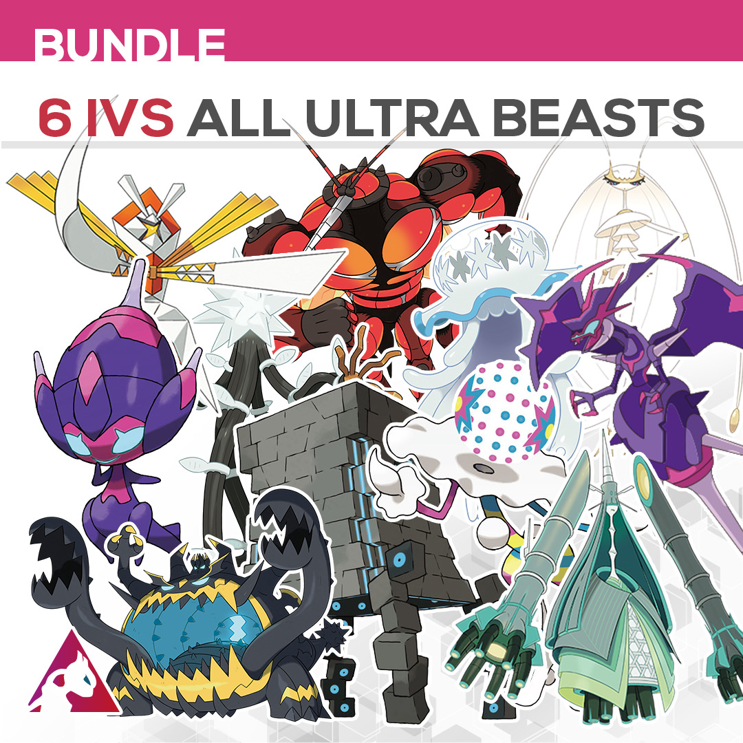 Pokemon Sword and Shield Ultra Beast Bundle 6IV-EV Trained – Pokemon4Ever