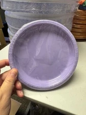Luscious Lavender 7" Plastic Plates 20ct. Tableware Decorations Party Supplies