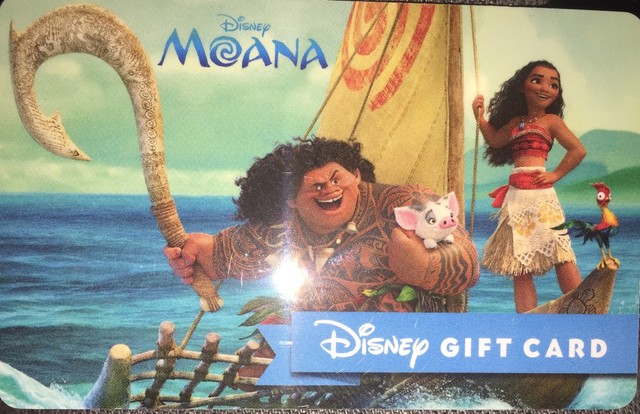 *NEW Never Activated Disney Gift Card 2017 Moana Maui Pua ...