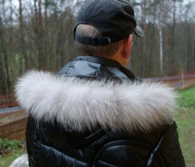 Silberfuchs Echt Pelz Kragen Kaufen Fuchs Pelz Kapuze Kragen Echt