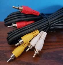 RCA COMPOSIT AUDIO VIDEO COAXIAL CABLE RG-59/U DISH NETWORK