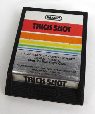 Atari 2600 Spiel -- TRICK SHOT (Imagic) -- VCS