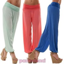 Women's Pants Sarouel Harem Low Crotch Lightweight Elastic New AS-7010