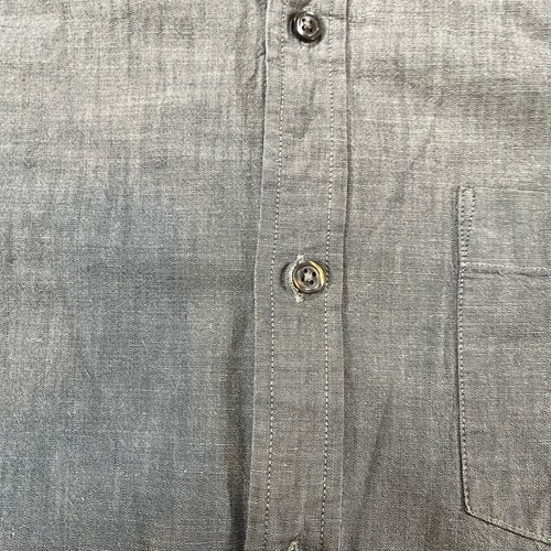Banana Republic Button Up Shirt Mens Large Standard Fit Gray Casual - Picture 4 of 8