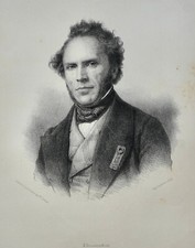 CORBON (1808-1891) PORTRAIT ENGRAVING 19th century, born in ARBIGNY SOUS VARENNES