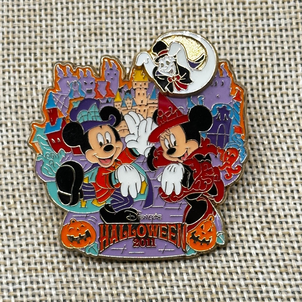 2075.昔の日本東京ディズニーランド2013年ピンスターウォーズミッキーミニー Tokyo Disney Resort Pin TDL Halloween 2011 Mickey Minnie Ghost | eBay