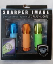 Sharper Image 3 Piece Glow In The Dark LED Fl...