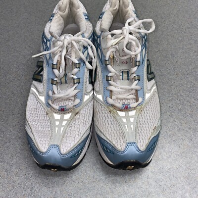 New Balance Women's 1024 W1024WB White Blue Running Shoes