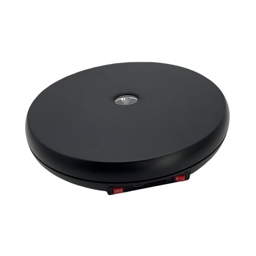 Haofy Elektrischer Drehteller – Wiederaufladbar, Fernsteuerbar, 360° Für Produktfotos & Kuchen, 15 Cm, 30 Kg Tragkraft