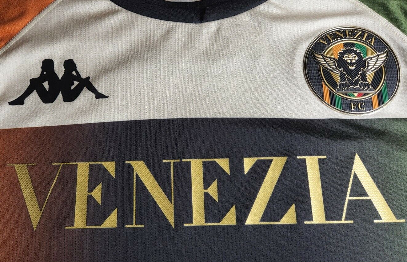 Venezia FC Cream Away Soccer Jersey 2022 - Kappa Adults Small